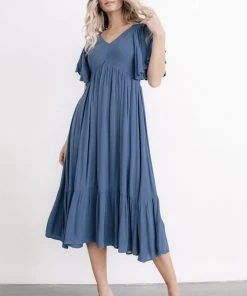 IL Felicity Smocked Dress | Blue