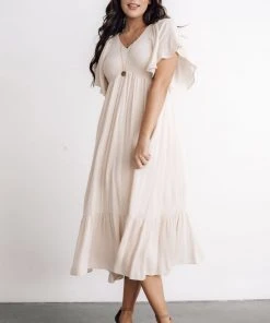 IL Dresses Felicity Smocked Dress | Ivory