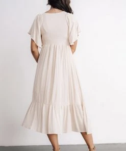 IL Dresses Felicity Smocked Dress | Ivory