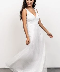 BB Custom Geneva Sparkle Gown | White