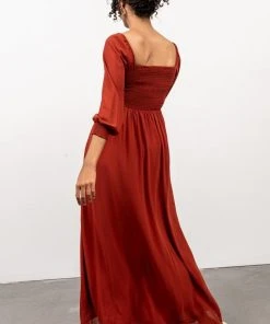 BB Custom Giselle Maxi Dress | Rust