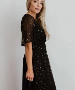 BB Custom Dresses Grace Sparkle Gown | Black