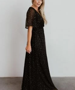 BB Custom Dresses Grace Sparkle Gown | Black