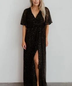 BB Custom Dresses Grace Sparkle Gown | Black