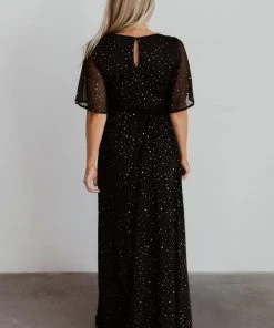 BB Custom Dresses Grace Sparkle Gown | Black