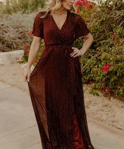 BB Custom Dresses Grace Sparkle Gown | Mulberry