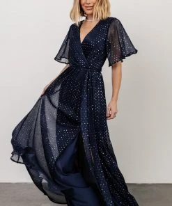 BB Custom Dresses Grace Sparkle Gown | Navy