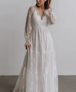 BB Custom Dresses Gypsy Lace Maxi Dress | White 22 BB Custom Dresses Gypsy Lace Maxi Dress | White