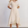 POL Dresses Hannah Midi Dress | Ivory