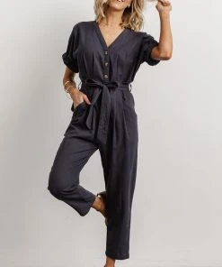 IL Boho Heidi Jumpsuit | Dark Slate