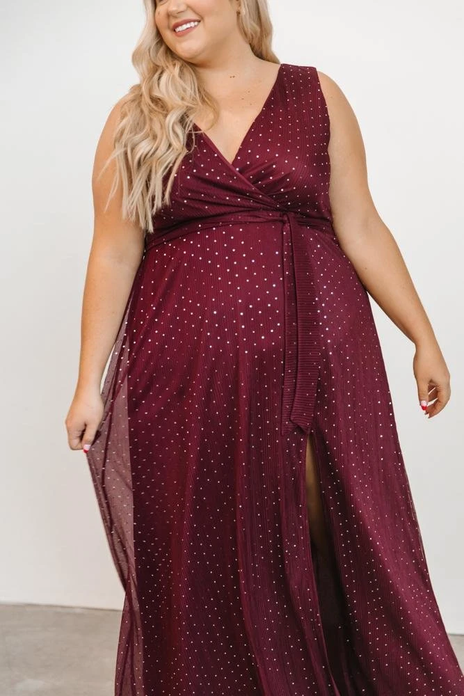 BB Custom Dresses Helen Tank Sparkle Gown | Mulberry 5 BB Custom Dresses Helen Tank Sparkle Gown | Mulberry