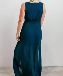 BB Custom Dresses Hera Maxi Dress | Peacock