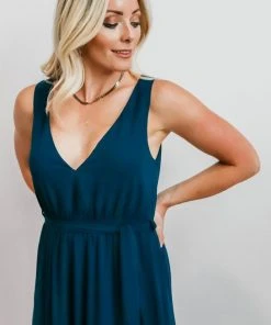 BB Custom Dresses Hera Maxi Dress | Peacock