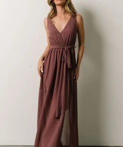 BB Custom Hera Maxi Dress | Vintage Plum