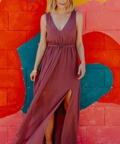 BB Custom Hera Maxi Dress | Vintage Plum