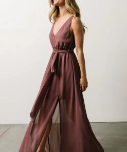 BB Custom Hera Maxi Dress | Vintage Plum