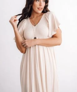 IL Dresses Felicity Smocked Dress | Ivory