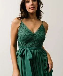 DD Imogene Lace Maxi Dress | Jade