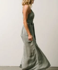 DD Imogene Lace Maxi Dress | Slate Grey Dresses