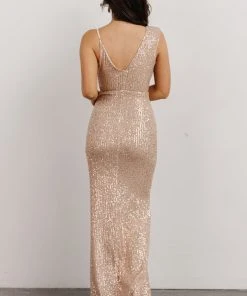 RR Isla Sequin Gown | Champagne Dresses