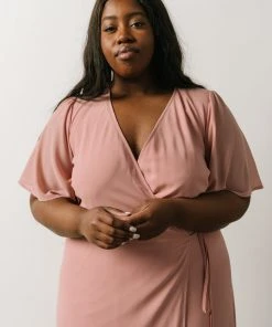 BB Custom Ivy Wrap Maxi Dress | Blush Dresses