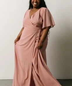 BB Custom Ivy Wrap Maxi Dress | Blush Dresses