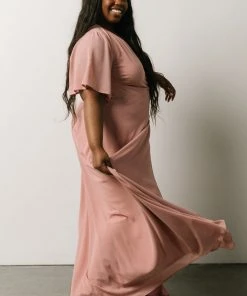 BB Custom Ivy Wrap Maxi Dress | Blush Dresses
