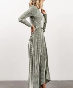 BB Custom Dresses Jada Ribbed Velvet Wrap Dress | Dusty Sage 16 BB Custom Dresses Jada Ribbed Velvet Wrap Dress | Dusty Sage