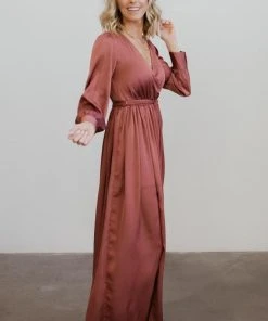BB Custom Jenna Maxi Dress | Dark Mauve
