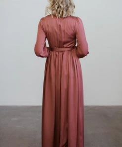 BB Custom Jenna Maxi Dress | Dark Mauve