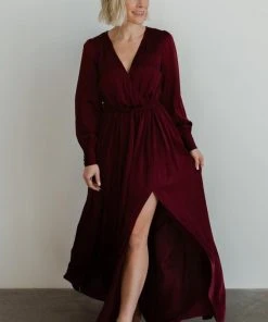BB Custom Jenna Maxi Dress | Merlot Dresses