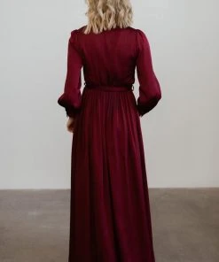 BB Custom Jenna Maxi Dress | Merlot Dresses