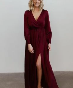 BB Custom Jenna Maxi Dress | Merlot Dresses