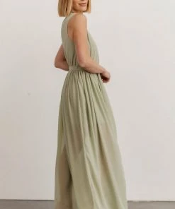 DD Dresses Jessica One Shoulder Maxi Dress | Sage