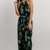 SL Jolene Halter Neck Jumpsuit | Navy Multi Floral