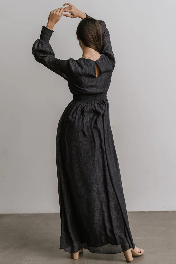 RR Dresses Juliette Shimmer Maxi Dress | Midnight 8 RR Dresses Juliette Shimmer Maxi Dress | Midnight