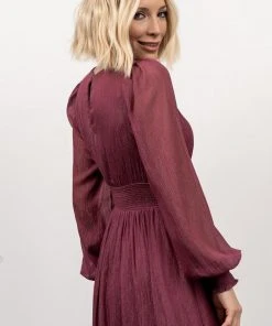 RR Juliette Shimmer Maxi Dress | Orchid Dresses