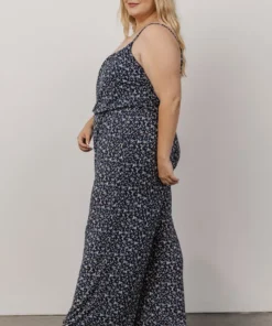 GIL Karissa Jumpsuit | Navy + Multi Floral