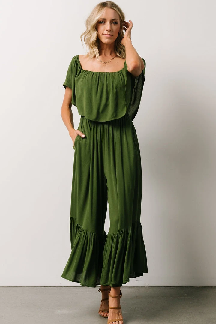 DD Karma Wide Leg Jumpsuit | Green 6 DD Karma Wide Leg Jumpsuit | Green