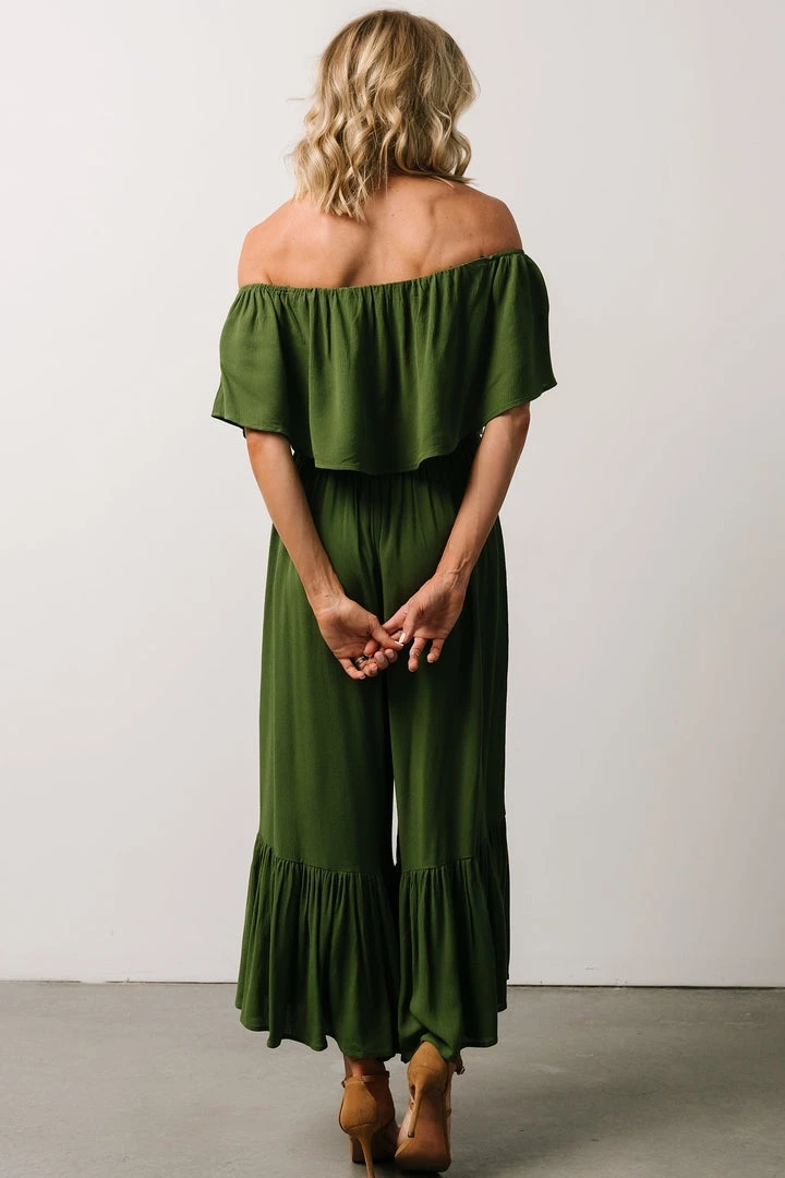DD Karma Wide Leg Jumpsuit | Green 4 DD Karma Wide Leg Jumpsuit | Green