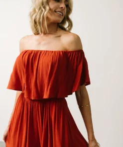 DD Karma Wide Leg Jumpsuit | Rust 15 DD Karma Wide Leg Jumpsuit | Rust