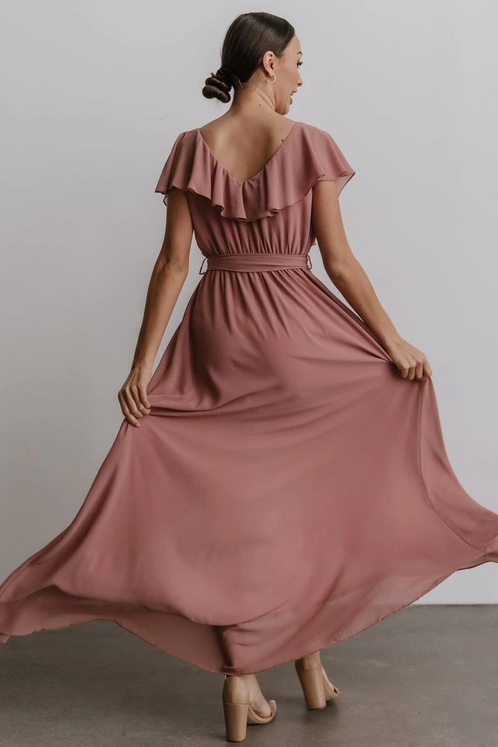 BB Custom Katya Ruffle Maxi Dress | Dusty Pink Dresses 6 BB Custom Katya Ruffle Maxi Dress | Dusty Pink Dresses
