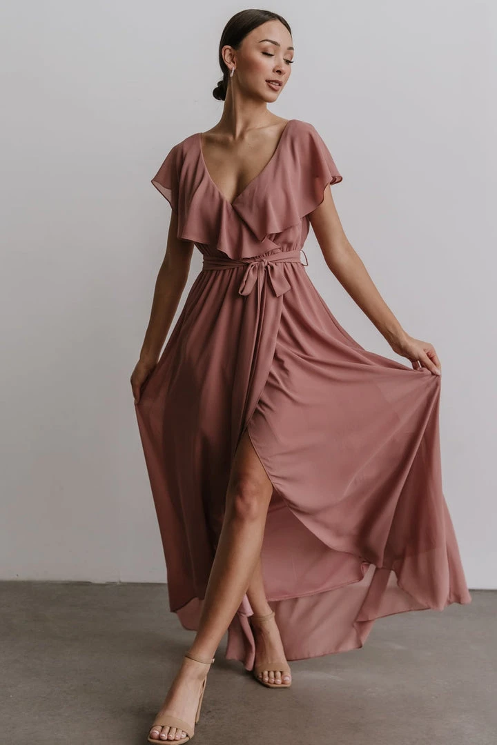 BB Custom Katya Ruffle Maxi Dress | Dusty Pink Dresses 4 BB Custom Katya Ruffle Maxi Dress | Dusty Pink Dresses