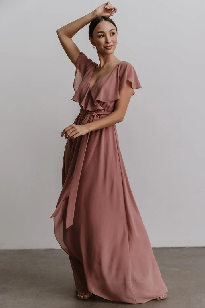 BB Custom Katya Ruffle Maxi Dress | Dusty Pink Dresses 7 BB Custom Katya Ruffle Maxi Dress | Dusty Pink Dresses