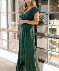 BB Custom Katya Ruffle Maxi Dress | Evergreen Dresses 16 BB Custom Katya Ruffle Maxi Dress | Evergreen Dresses