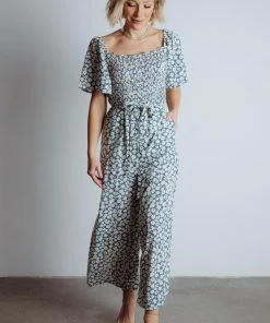 HAY Kendall Floral Jumpsuit | Blue