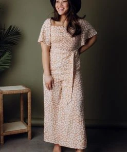 HAY Kendall Floral Jumpsuit | Coral