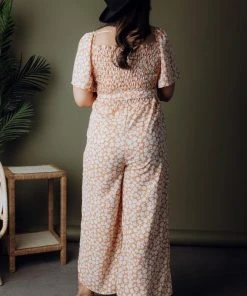 HAY Kendall Floral Jumpsuit | Coral