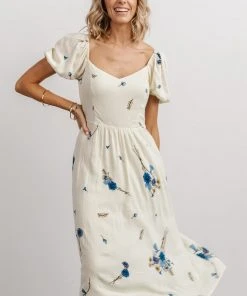 SL Kenna Midi Dress | Honeydew Floral Print