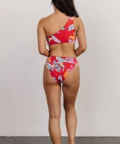 BJB Swim Keona Bikini Bottom | Red Floral